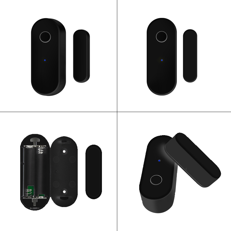Tuya WiFi ドア開閉検知器 ブラック スマートライフ - Smart Home Blog のレビューと価格
