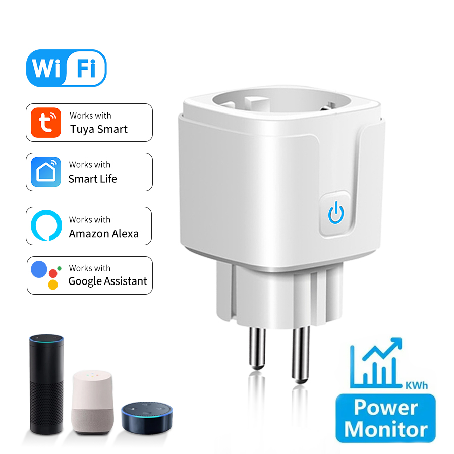 Tuya スマートソケット EU 16A AC100-240 - Smart Outdoor Plug のレビューと価格