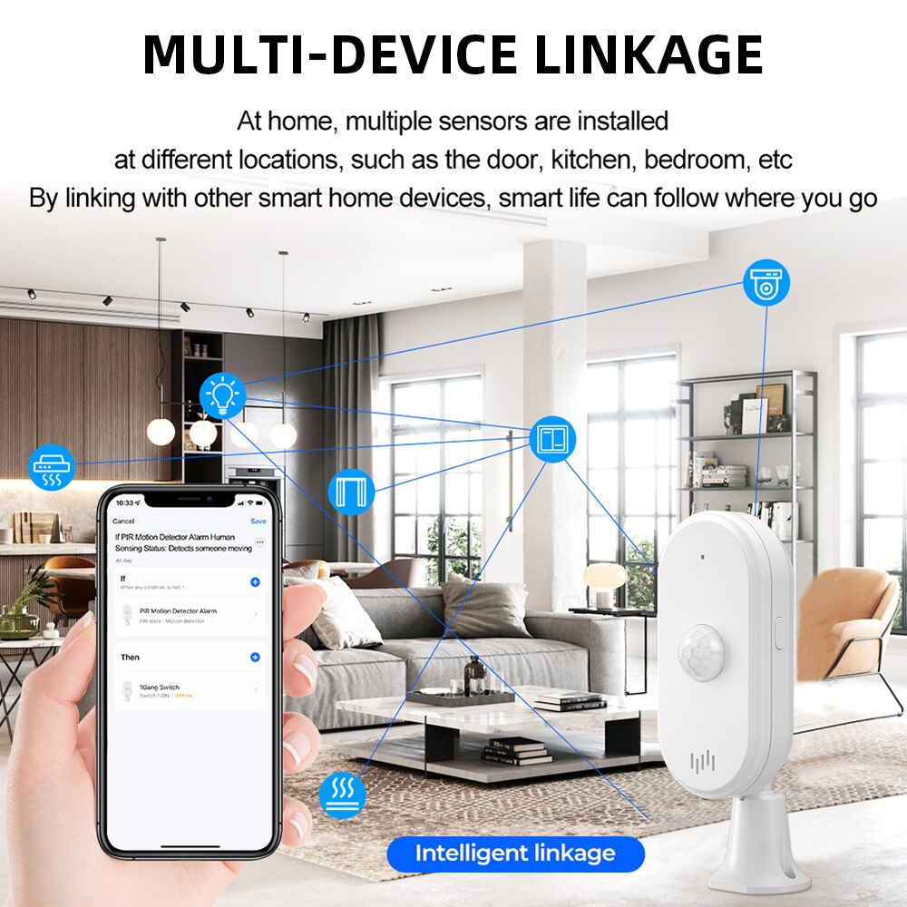 ONENUO Tuya WiFi セキュリティ盗難警報赤外線 - Smart Home Wiser のレビューと価格