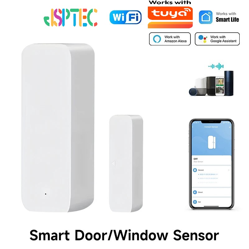 Tuya WiFi スマートドアセンサードア開閉検出器スマー - Smart Home Ecosystems のレビューと価格