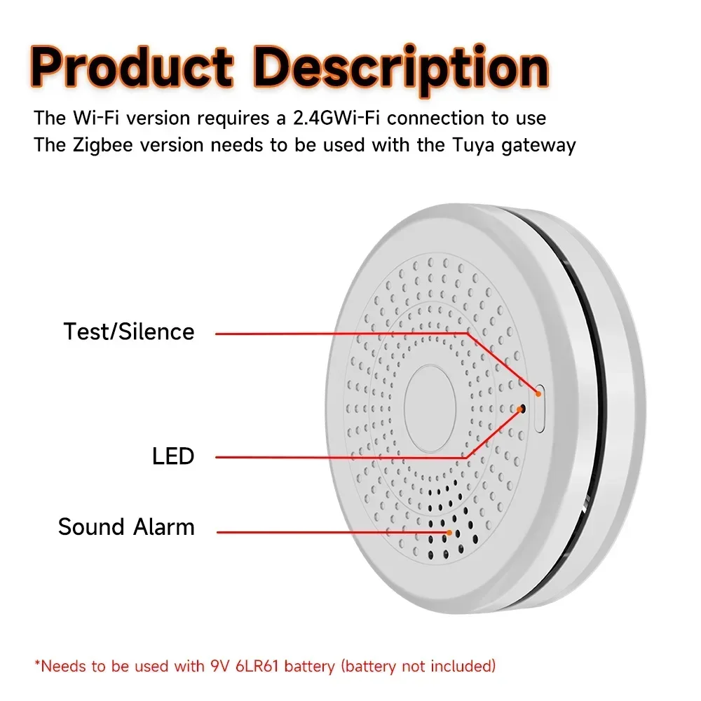 2-in-1 Zigbee 煙・一酸化炭素検知器 |   ワ - Smart Home Mqtt のレビューと価格