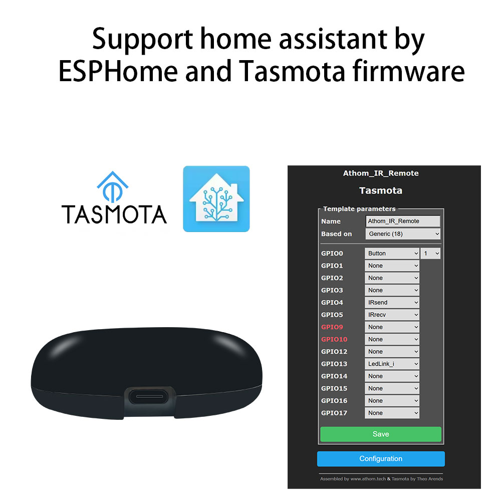 Tasmota MQTT IR リモート コントローラー E - Smart Home Mqtt のレビューと価格