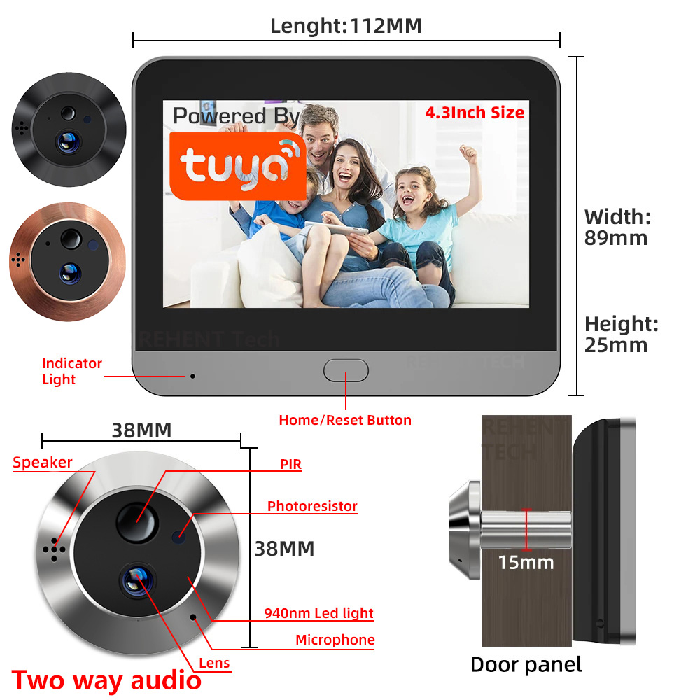ミニ双方向音声通話機能付き3MP Tuya SmartLif - Smart Home Wiser のレビューと価格
